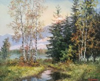 Ранняя осень - картина художника Бурмакина